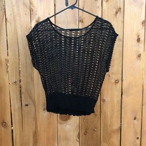 Knitted see through top.